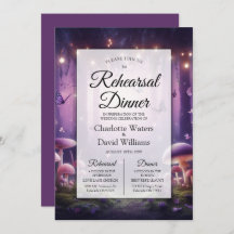 Borboletas roxas dão frigideira Janto de ensaio