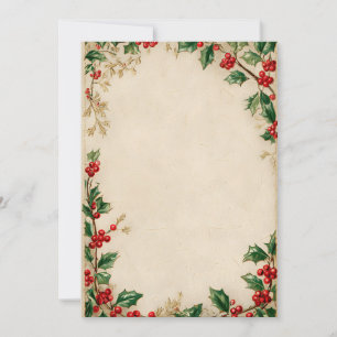 Convite Borda Completa Holly Garland