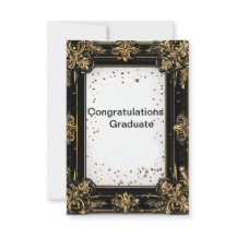 Borda decorativa Dourada e preta