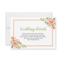 Borda Floral de Pêssego | Pormenores sobre Casamen