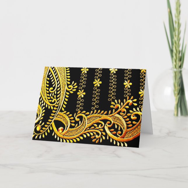 Convite Bordado Árabe (Frente)