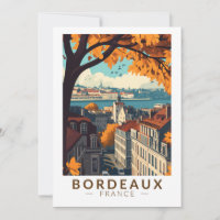 Bordeaux França Viagem Arte Vintage