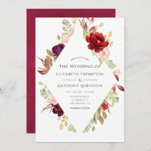 Borgonha - Casamento Floral de Marsala e Blush
