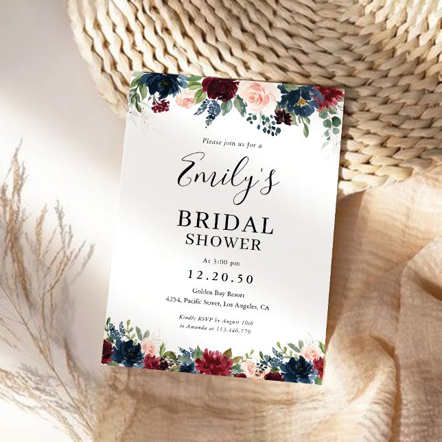 Convite Borgonha e Chá de panela Marinho (Criador carregado)