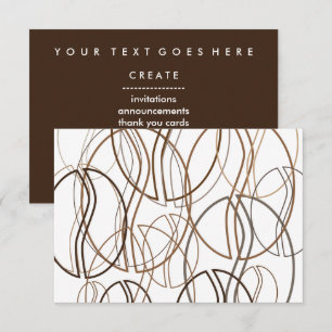 Convite borrão de café