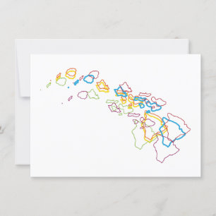 Convite borrão do orgulho do Havaí