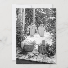 Convite Borrifo Caprichoso da Floresta | Tema Rústico