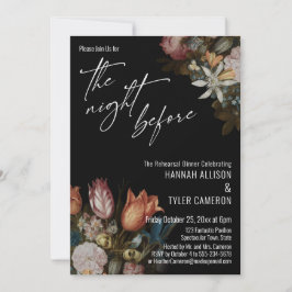 Convite Bosschaert "Flores num Vidro" A Noite Antes