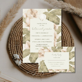 Convite Botanical Garden Wedding 