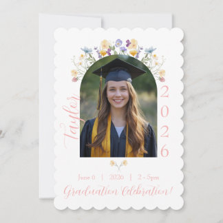 Convite Botânico de Formatura com Foto de Vieira 2