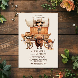 Convite Botas de Cowboy Boho Casamento Western
