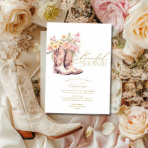 Botas Florais Flores Cowgirl Chá de Noiva