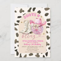 Botas ocidentais e Bling Birthday