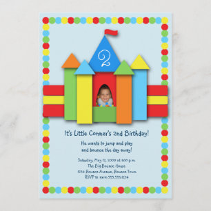 Convite Bouncy de Bithday