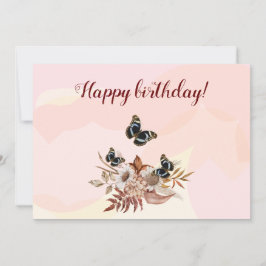 Convite Bouquet floral blooming garden