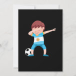 Convite Boy Argentina Football Floss Soccer Player Gift<br><div class="desc">This "Boy Argentina Football Floss Soccer Player Gift" is the perfect design for Soccer Players and Sport Fans.. Great gift idea for Christmas,  Birthdays and Any Occasions.</div>