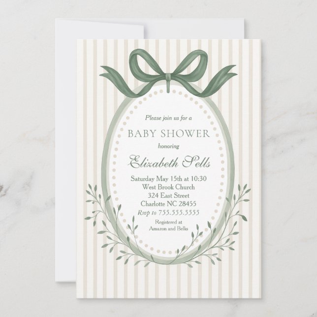 Convite Boy Baby Shower Invitation, Boy baby shower (Frente)