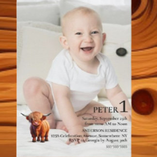 Convite Boy Special 1st Birthday Celebration