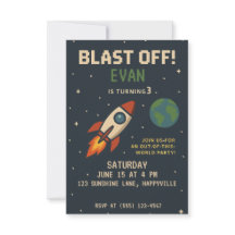 Boys Birthday - navio espacial externo