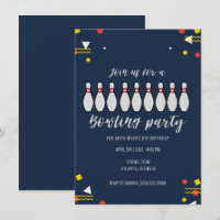 Boys Bowling Theme Kid Birthday Party