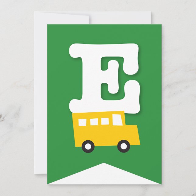 Convite Boys Toys Transport Happy Birthday Party Banner (Frente)