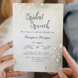 Convite Branca - Bridal Minimalista Brunch
