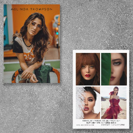 Convite Branca de Foto da Placa Comp Atuante de Modelagem 