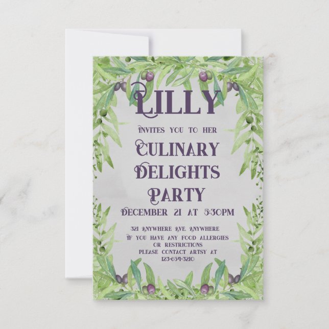 Convite Branch de Olivais (Frente)