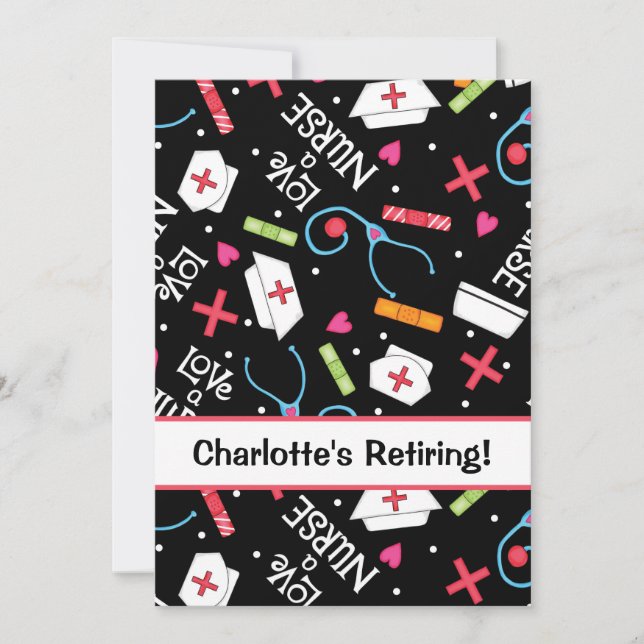 Convite Branco do preto da celebração do partido de (Frente)