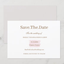 Branco Dourado Cor De Água Cor Rosa Salvar A Data 