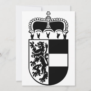 Convite Brasão de armas de Salzburgo