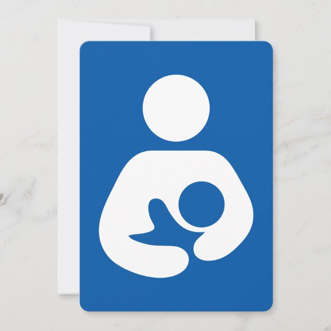 Convite Breastfeeding / Nursing Icon (Frente)