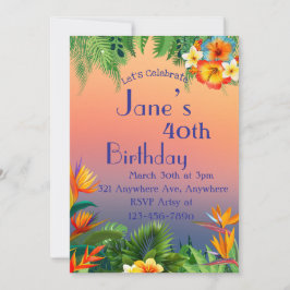 Convite Breeze tropical