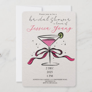 Convite Bridal Bash e Cocktail Call, noiva