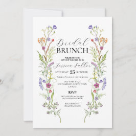 Convite Bridal Brunch Selvagens Floral Ditsy