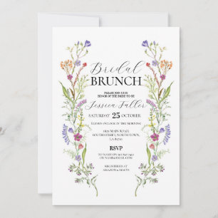 Convite Bridal Brunch Selvagens Floral Ditsy