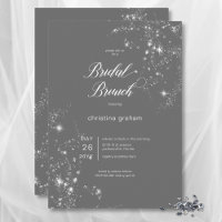 Bridal Brunt de Cinzas Modernas e Óculos Brancos