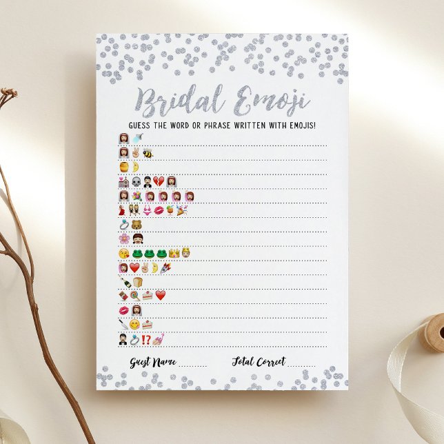 Convite Bridal emoji game com placa de Chá de panela de re (Criador carregado)