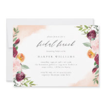 Bridal Floral Marinho Blush Bridal Brunch