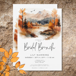 Convite Bridal Rustic Fall Mountain