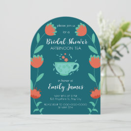 Convite Bridal Shower - Afternoon Tea Party Invitation