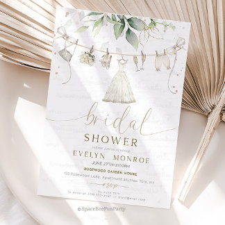 Convite Bridal shower Bachelorette Party Brunch Sage