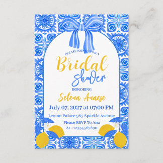 Convite Bridal Shower Invitation Card