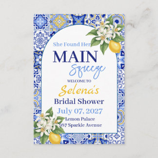Convite Bridal Shower Invitation Card