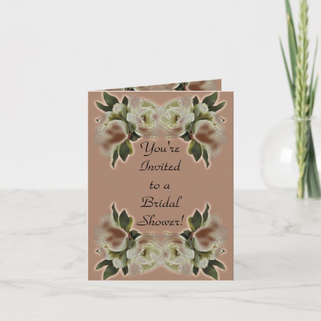 Convite Bridal Shower Invitation Note or Greeting Card (Frente)