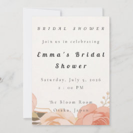 Convite Bridal shower Invitation Template