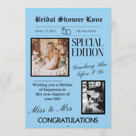Convite BRIDAL SHOWER LOVE CARD (+Download option)