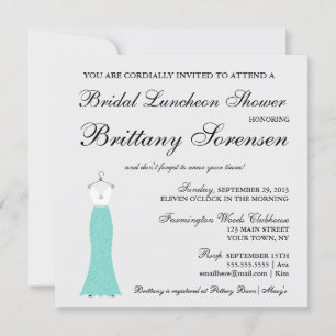 Convite BRIDE & CO Aqui Vem O Chá de Noiva