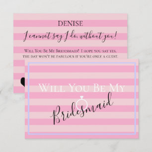 Convite BRIDE CO Pink Você Vai Ser Minha Festa De Bridesm