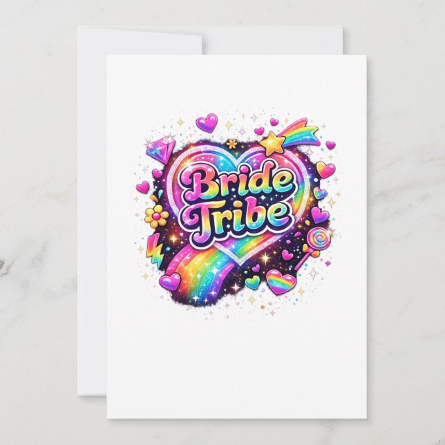 Convite Brides Maids Wedding Bachelorette Party (Frente)